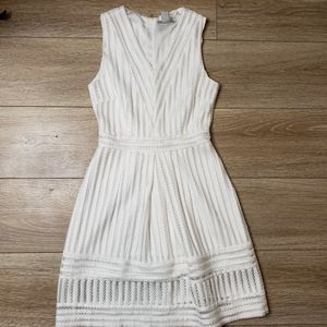 H&M White Mini Dress